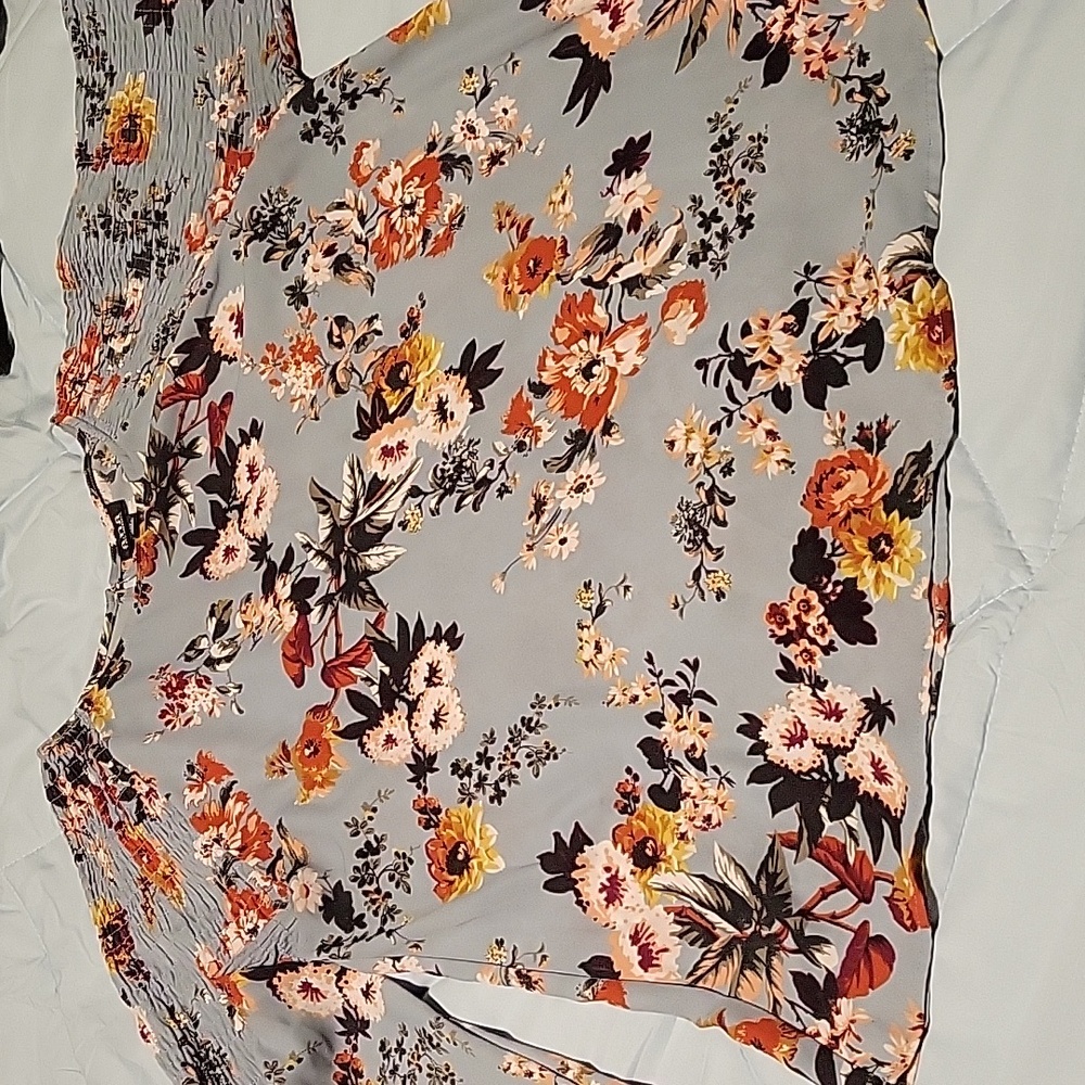 ANA size xl women's floral blouse